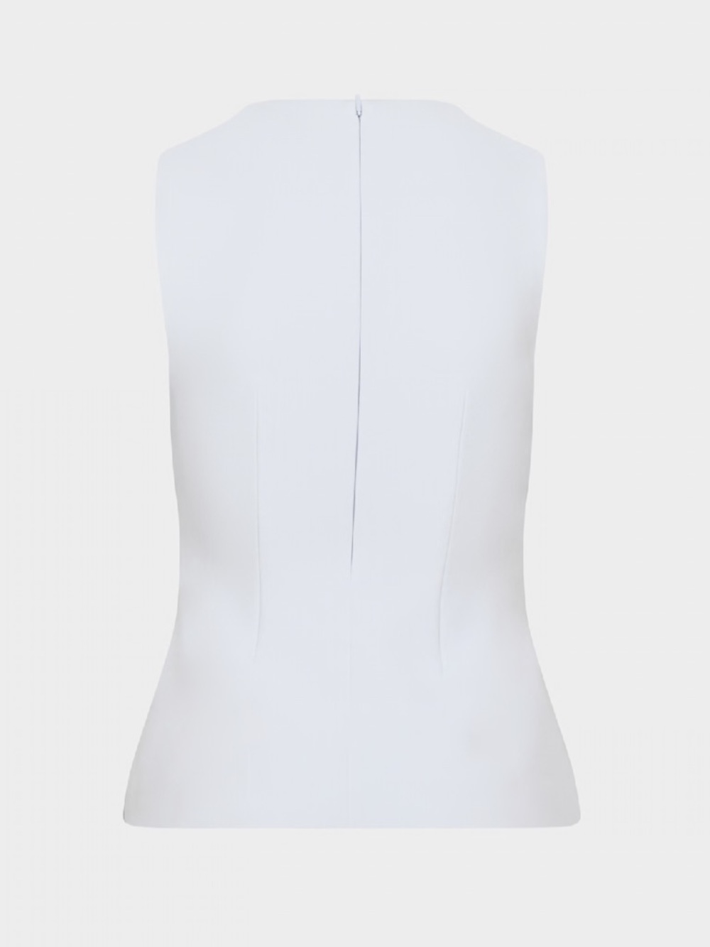NWT Aritzia Light Blue Glimmer Recap FigureKnit Sleeveless Blouse Size Medium - Picture 10 of 12